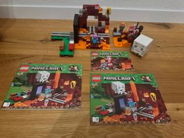 Lego Minecraft 21139 und 21143