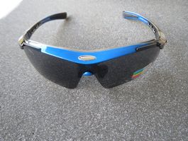 Sport-Sonnenbrille blau