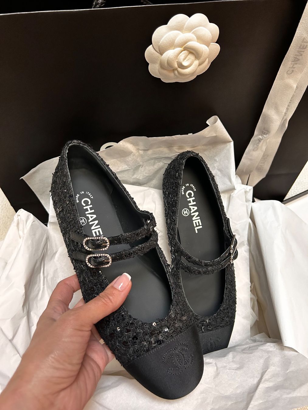 Chanel Scarpe da donna: Chanel ballerina shoes – Usato da Zürich venduto da Aemilia82 1