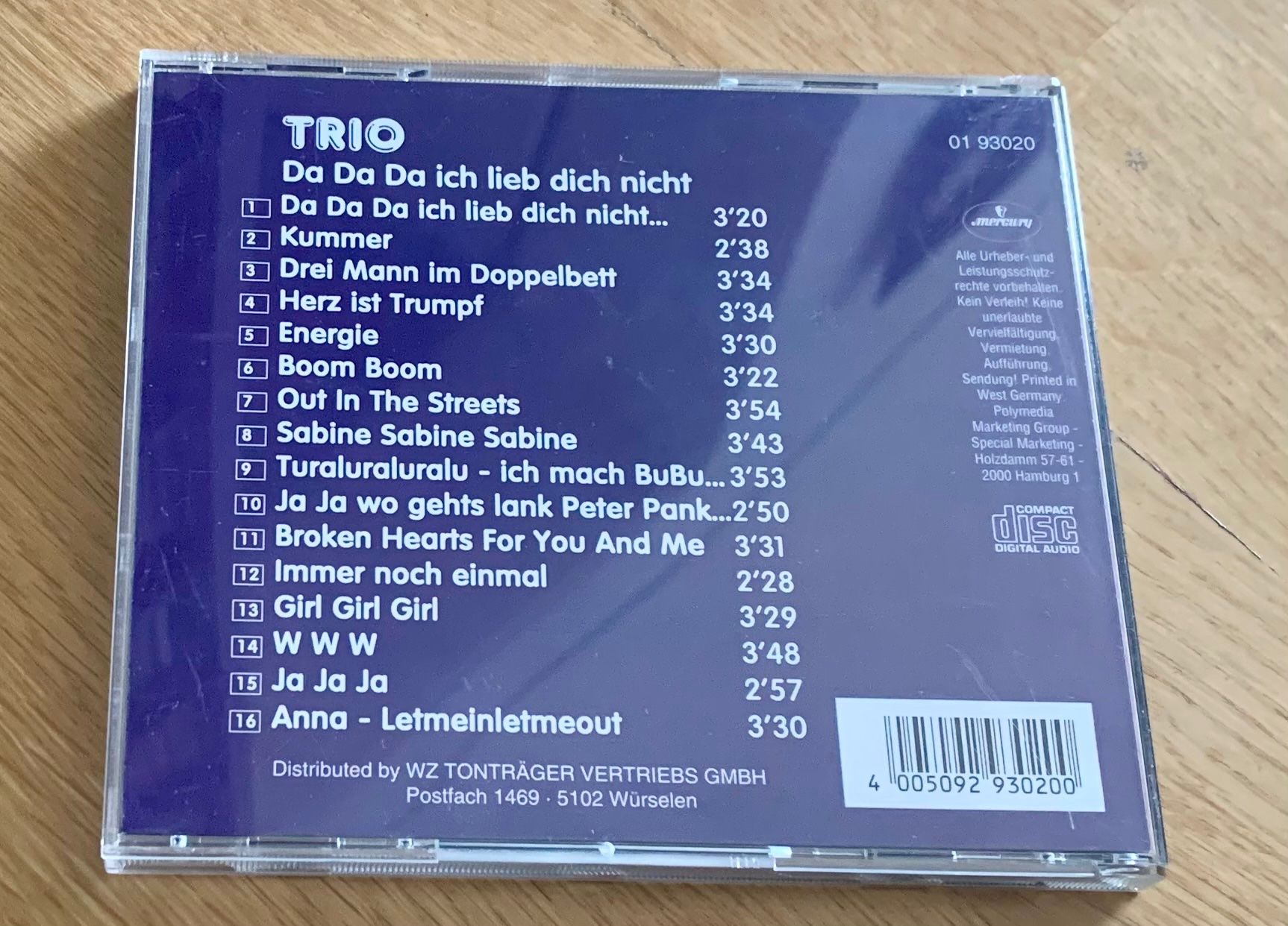 CDs: Trio da da da ich lieb dich nicht – Gebraucht aus Zürich von Fieber 2