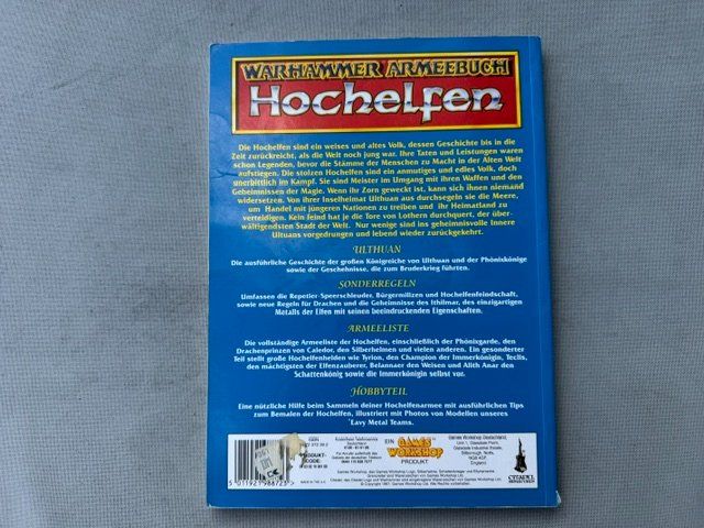 Libri: Warhammer - Armeebuch - Hochelfen - 5. Edition – Nuovo (secondo la descrizione) da Biberstein venduto da Lou13lou 1