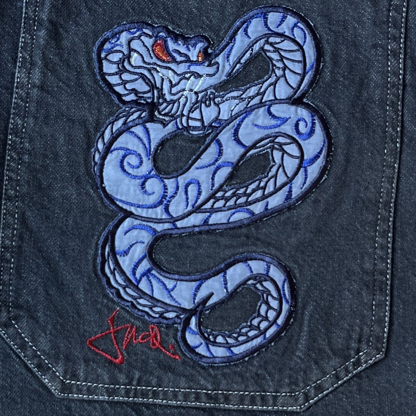 Pantaloni: JNCO Snake Jorts (34US) – Nuovo (secondo la descrizione) da Chamoson venduto da Sapoloshop 1