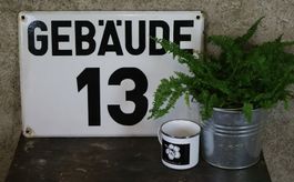 Emailschild "Gebäude 13"