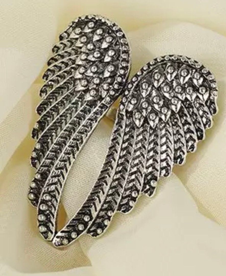 Anelli: Fingerring mit Engelsflügen, Modeschmuck, Silberfarbig – Nuovo e nell'imballaggio originale da St. Gallen venduto da Martunia