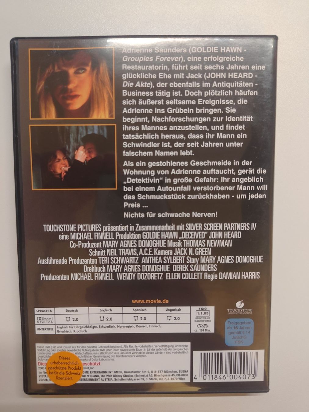 Tutti i DVDs: Getäuscht – Usato da Liestal venduto da Kratzilla 2