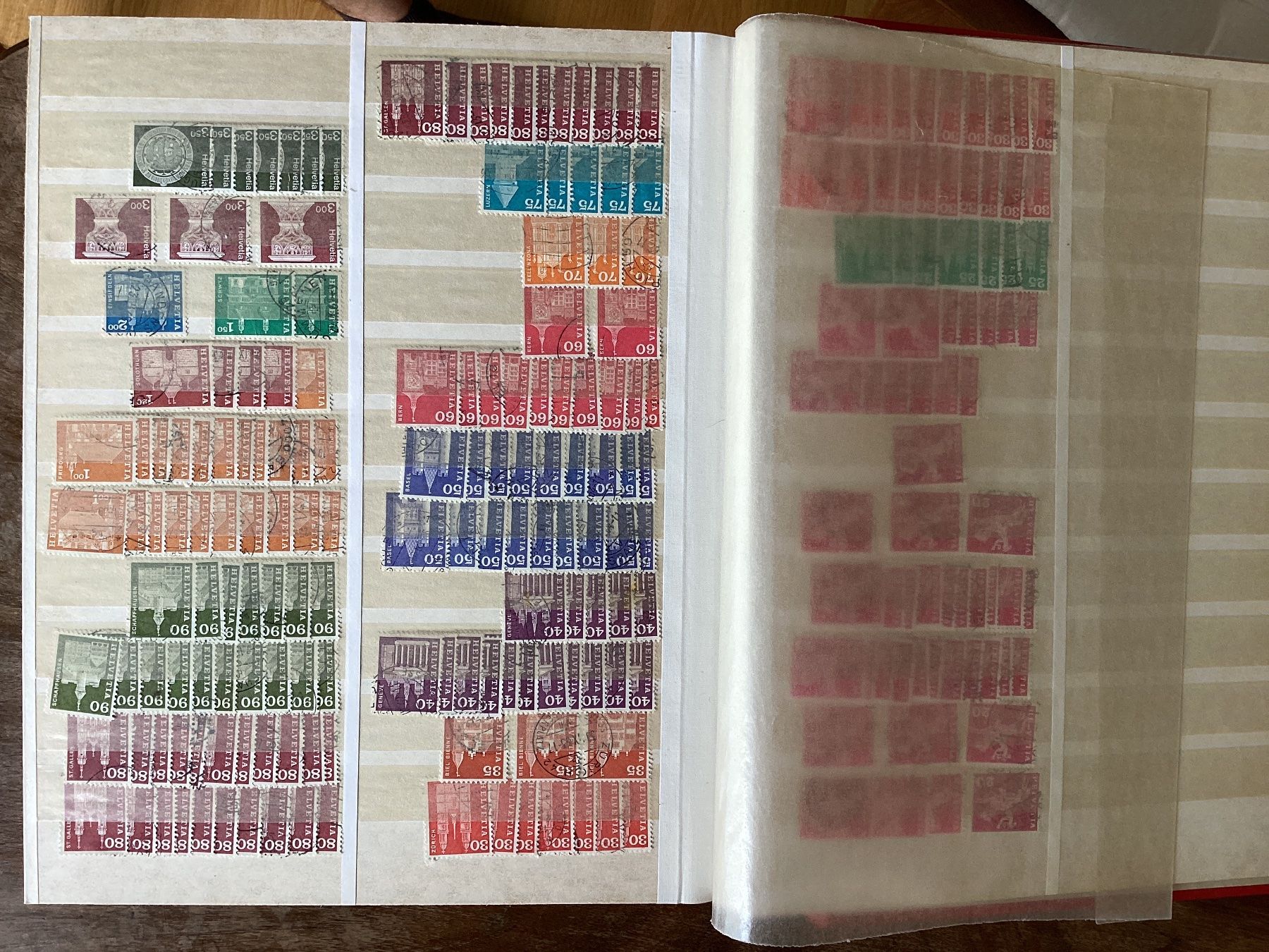 Tutti i francobolli: briefmarken album – Usato da Reinach BL venduto da andreas_mueller 1