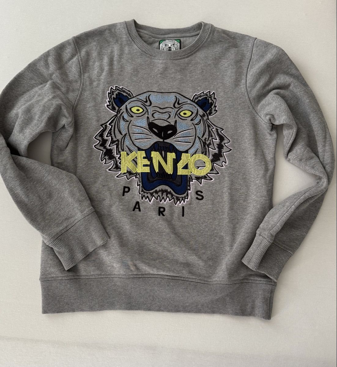 Kenzo Maglioni & Felpe: Kenzo Pullover Gr. S Grau mit Tiger Top Zustand – Usato da Baar venduto da sandybac