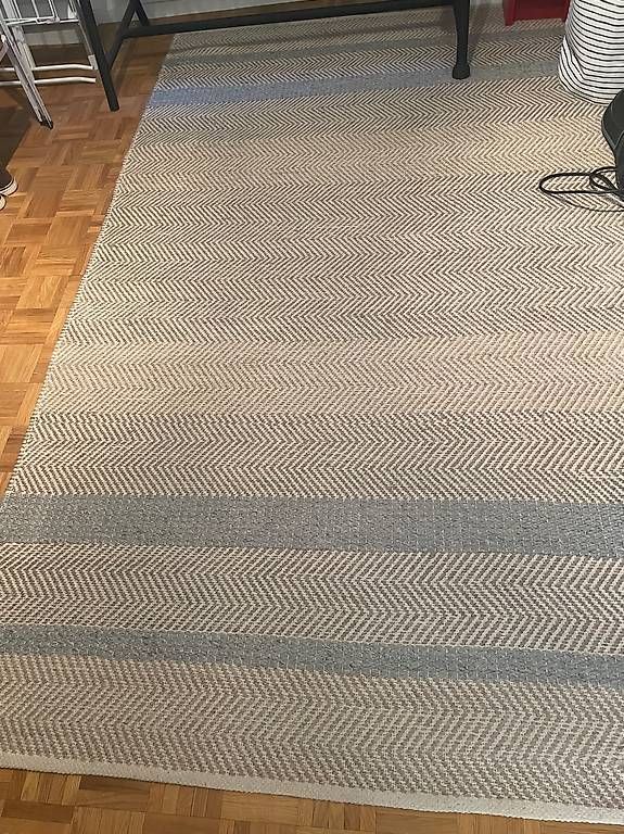 Pfister Tappeti: Wollteppich blau/grau  170 x 240 – Usato da Brione sopra Minusio venduto da GabiAndrea 1