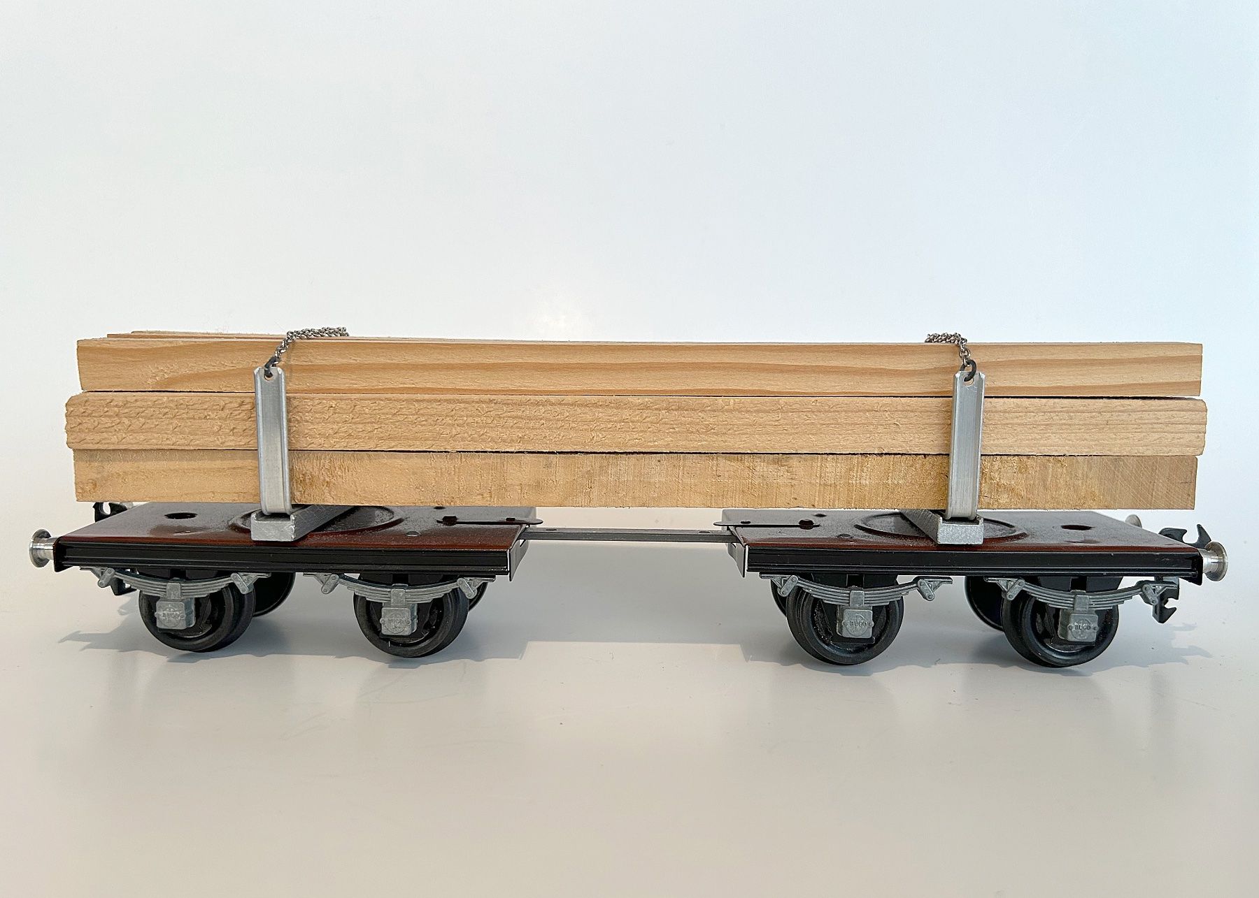 Buco Modelleisenbahnen: Buco Langholzwagen Spur 0 – Gebraucht aus Uster von colmo 1