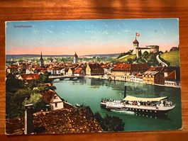 Postkarte Schaffhausen Schiff Neptun Litho ca. 1900 (P471)