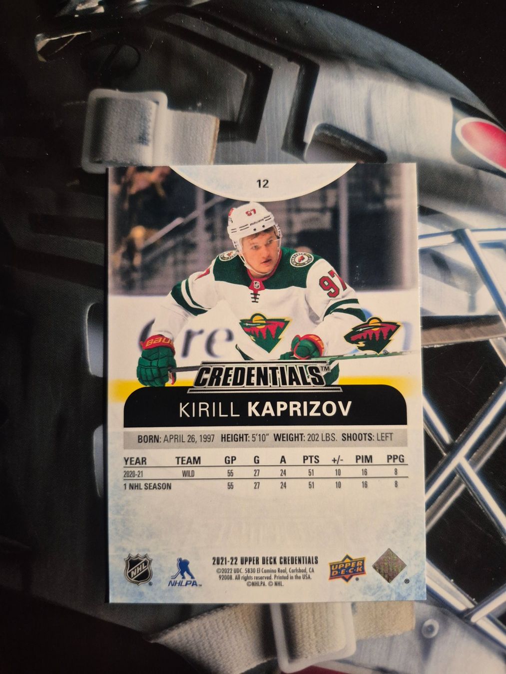 NHL Carte collezionabili: NHL Kirill Kaprizov Minnesota Wild – Usato da Treiten venduto da Sauber73 1