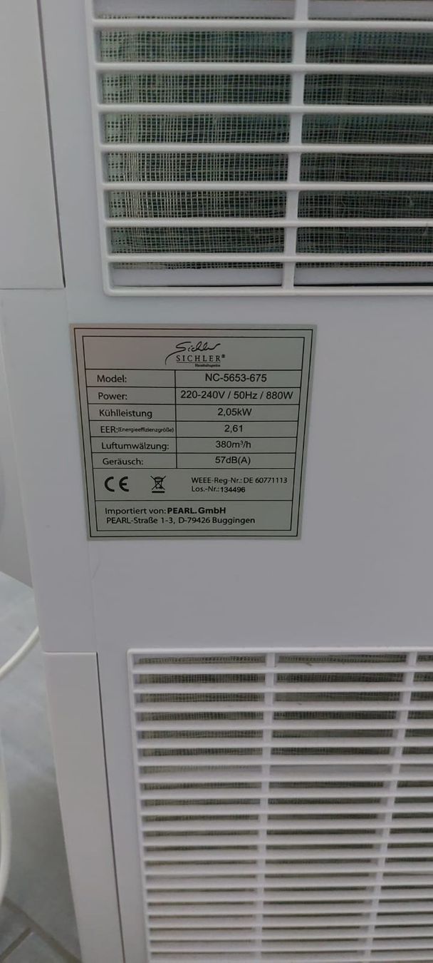 Klimageräte: Sichler Mobile Klimaanlage – Gebraucht aus Riken AG von mic_29y6 5