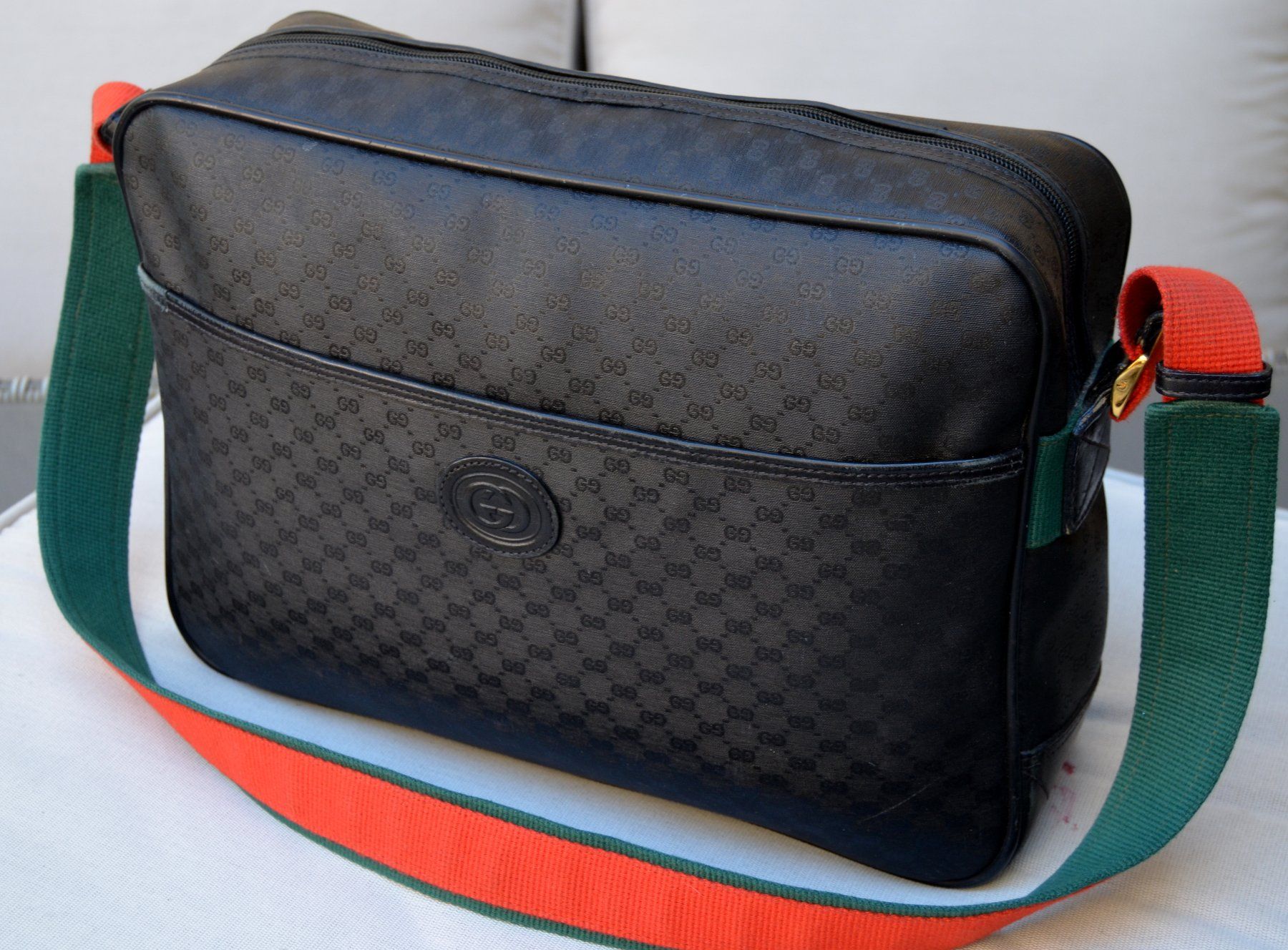 Gucci Borse: Gucci Supreme Web Messenger / Tasche / sac – Usato da Collonges venduto da Auganien 3