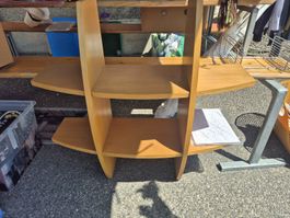 Étagère bois design formes arrondies bon état