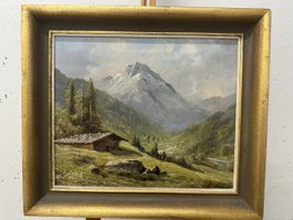 Josef Kugler (1913-2011) Gemälde Berge Landschaft