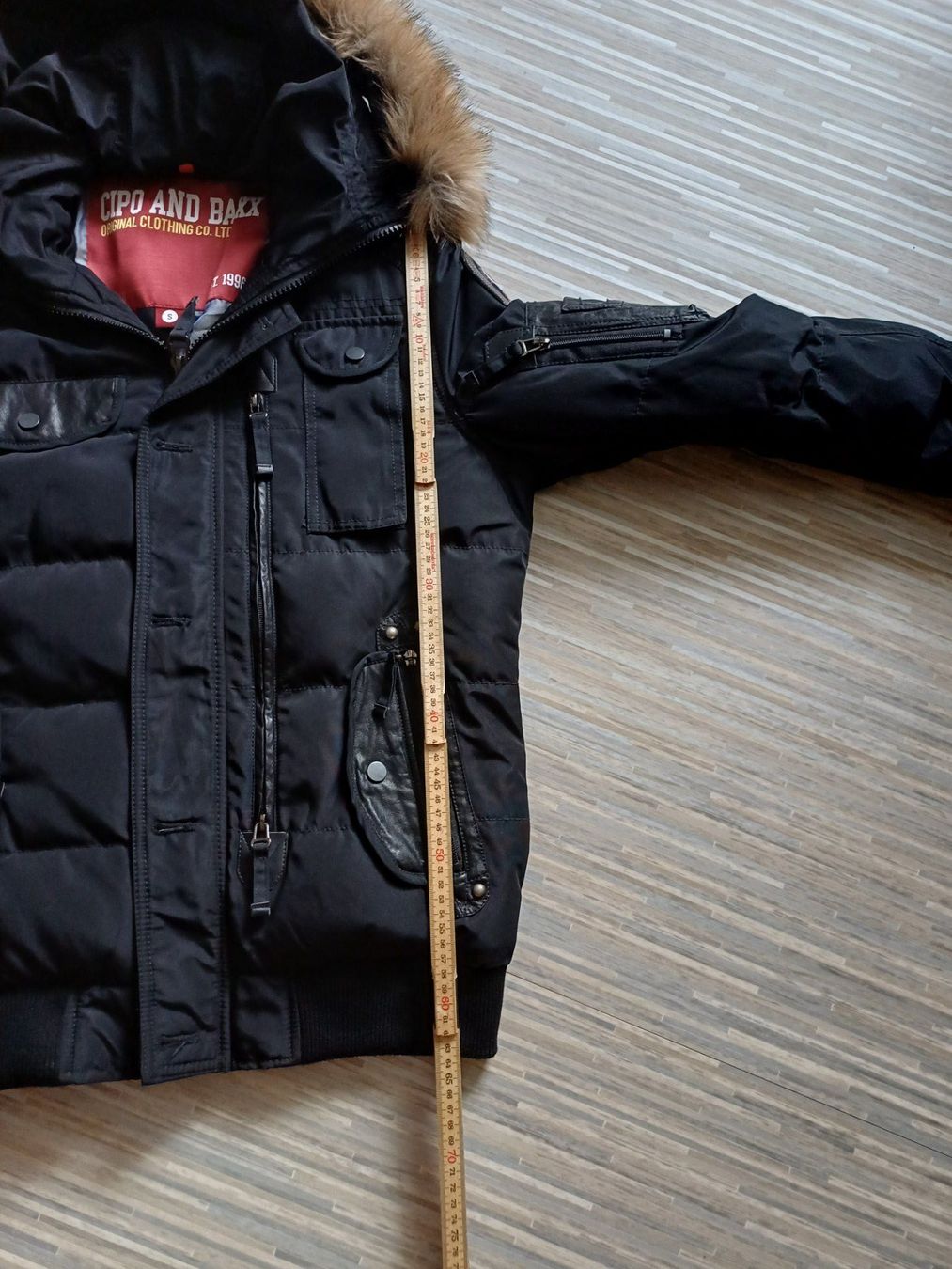 Cipo & Baxx Giacche: Winterjacke Cipo & Baxx, warm, Gr. S, schwarz – Usato da Baden venduto da mel_k86j 5