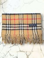 Écharpe Burberry vintage 100% laine Made in England