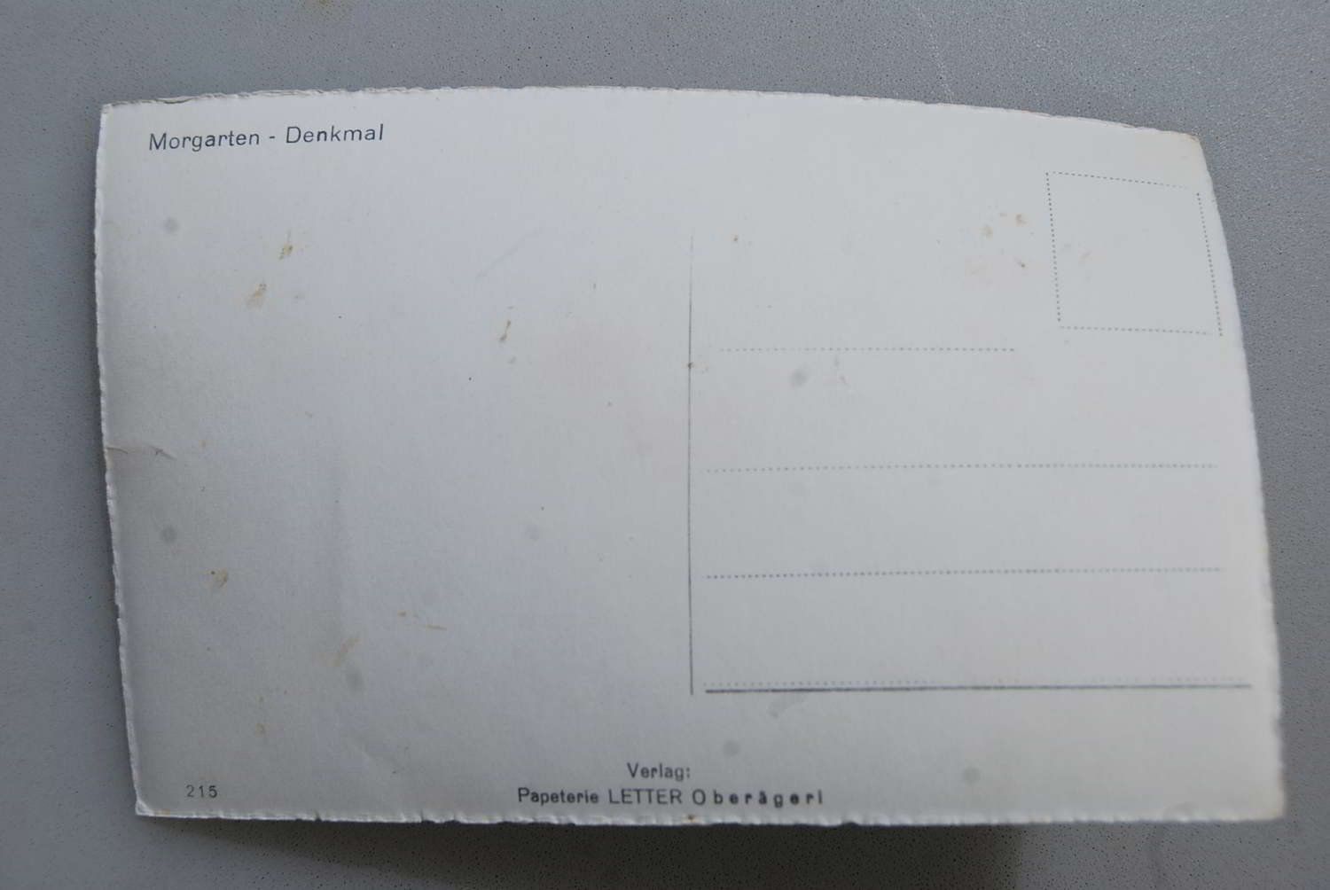 Cartoline postali: AK Morgarten - Denkmal – Usato da Rüfenacht BE venduto da Toro06 1