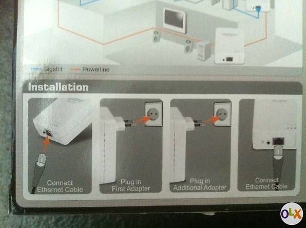 Fiches d'alim.: Réseau internet par la prise électrique – D'occasion à Genève par e96_9f2n 4