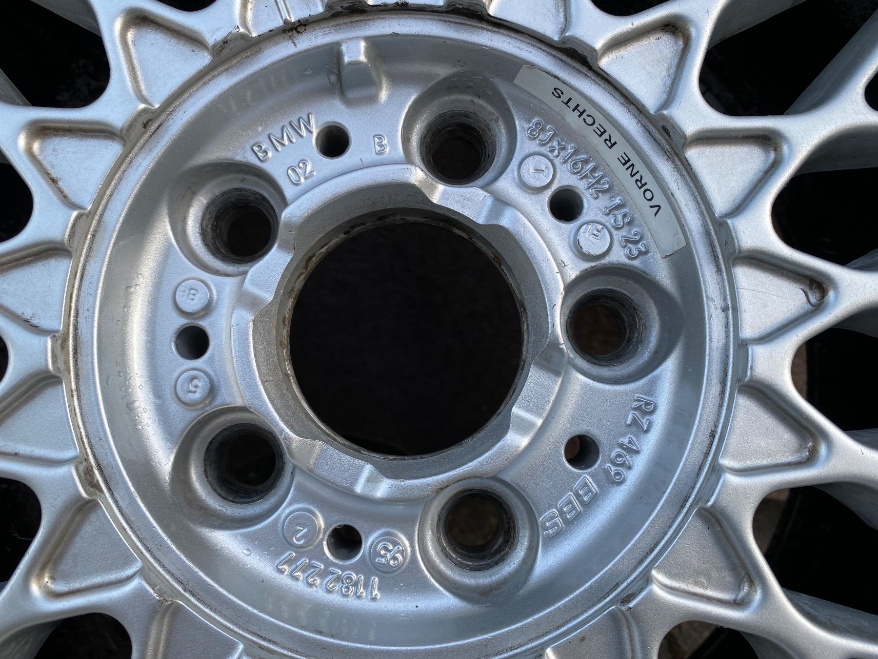BMW Pneus & Kompletträder: BMW BBS RZ Alufelgen – Gebraucht aus Au SG von  2