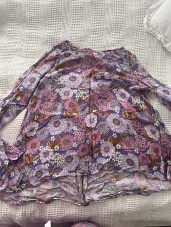 Rich&Royal Boho Floral Top - Flowy & Feminine, Size S