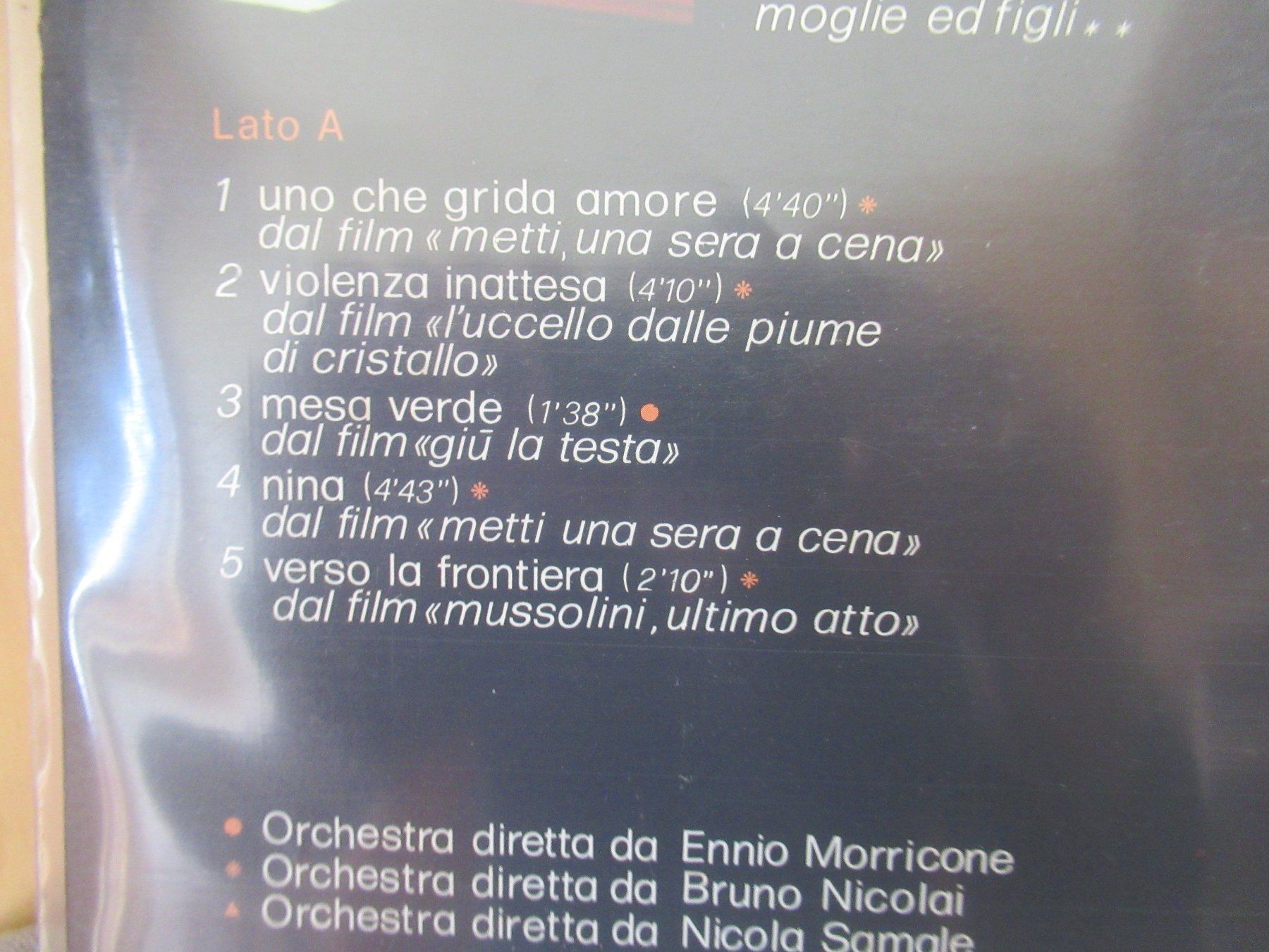 Dischi in vinile: ENNIO MORRICONE - FOTOGRAMMA PER FOTOGRAMMA – Usato da Grône venduto da Mire01 1