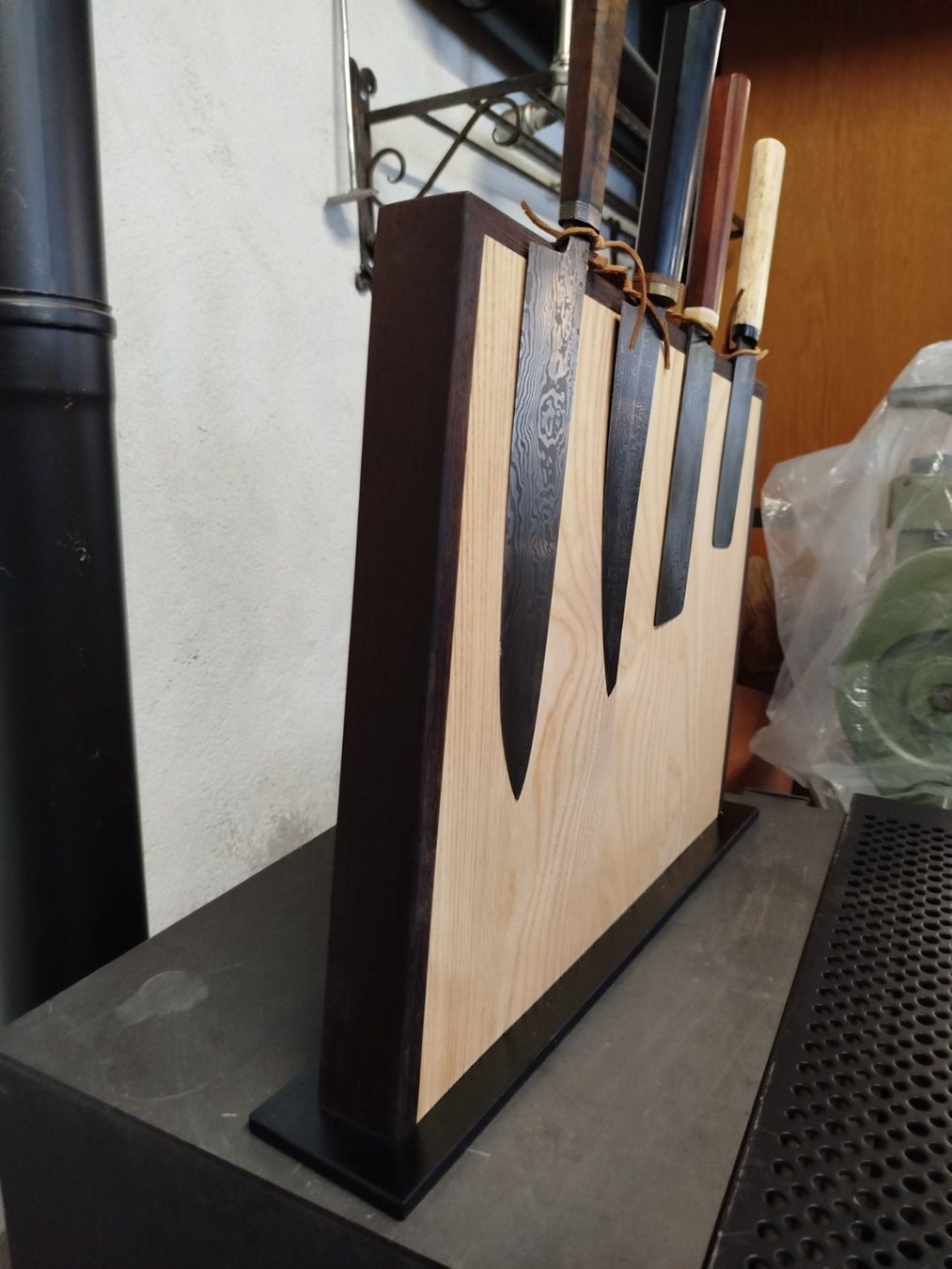Articoli in legno: Messerblock aus edlem Holz – Nuovo (secondo la descrizione) da Huttwil venduto da brandschaer 3