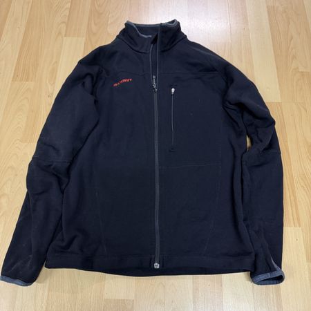 Mammut Fleecejacke schwarz mit Reissverschluss Grösse L