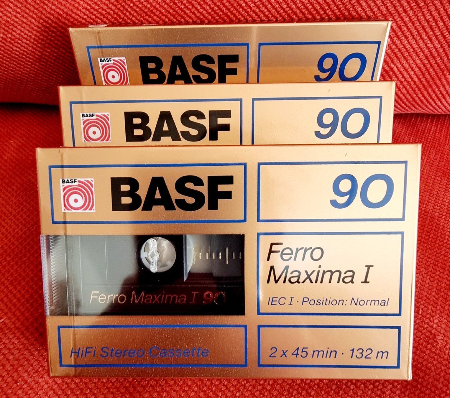 Cassette Audio BASF Ferro Maxima I 90 - Neuve Vierge - Édition 1993 - Super Rare