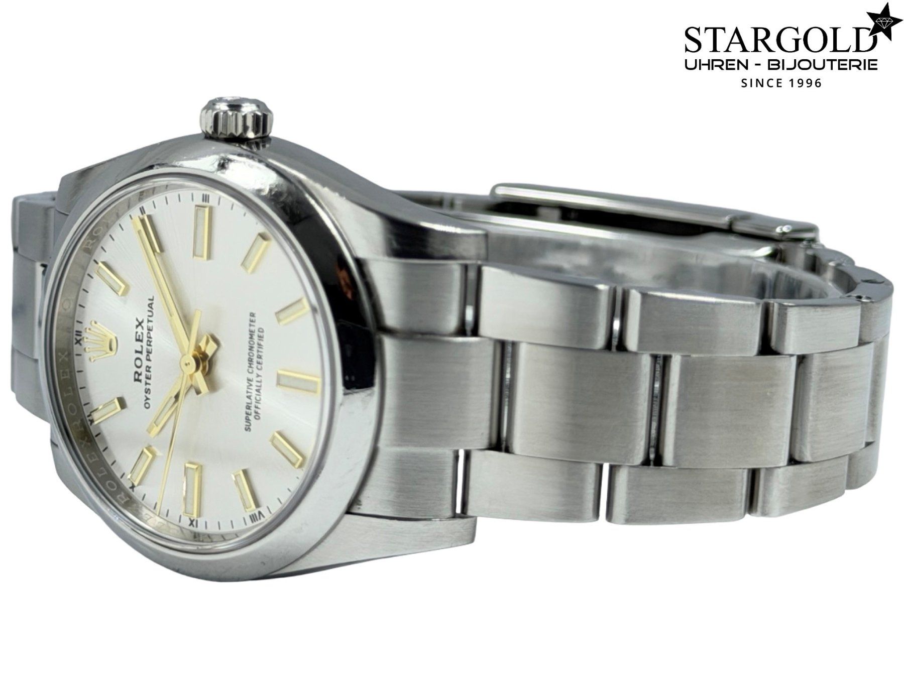 Rolex Orologi: Rolex Oyster Perpetual 34 - 124200 – Usato da Zürich venduto da Stargold-Uhren 1