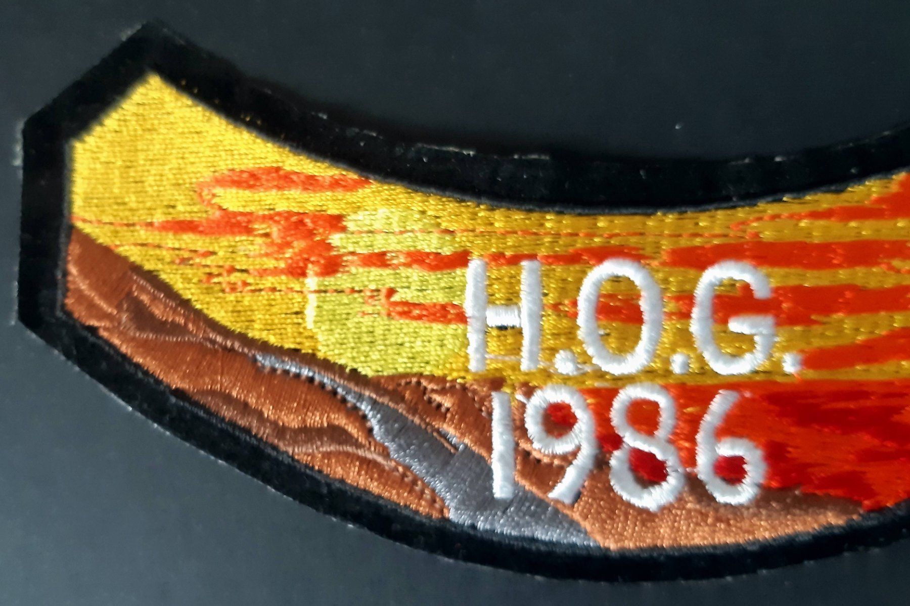 Harley-Davidson Patches: 1986 HARLEY PATCH HOG OWNERS GROUP BIKER – Neu (gemäss Beschreibung) aus Lugano von YouWantUS 1