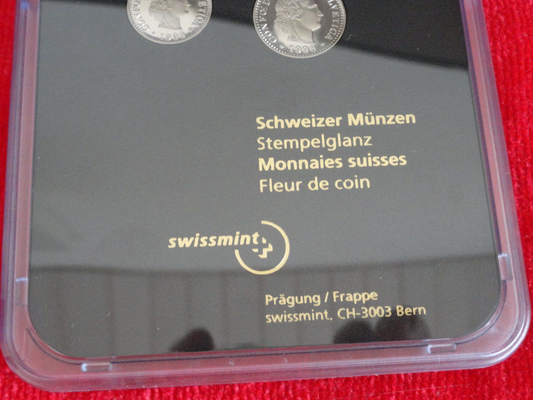 Alle Münzen: SCHWEIZER MÜNZSATZ IM STEMPELGLANZ 1998 – Neu (gemäss Beschreibung) aus Gerlafingen von Shiva_74 5
