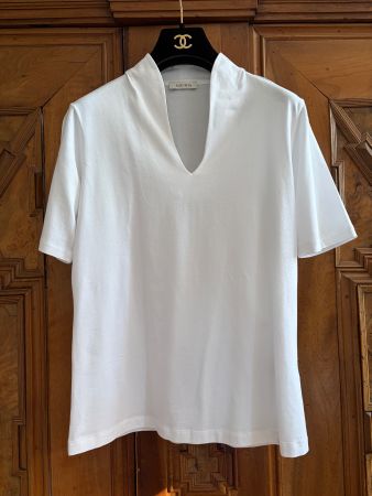 SANI BLU Weißes T-Shirt  Größe 38 Zustand: Neu  Farbe: Weiß