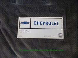 Chevrolet Modellprogramm 1975/03 französisch GM-Biel