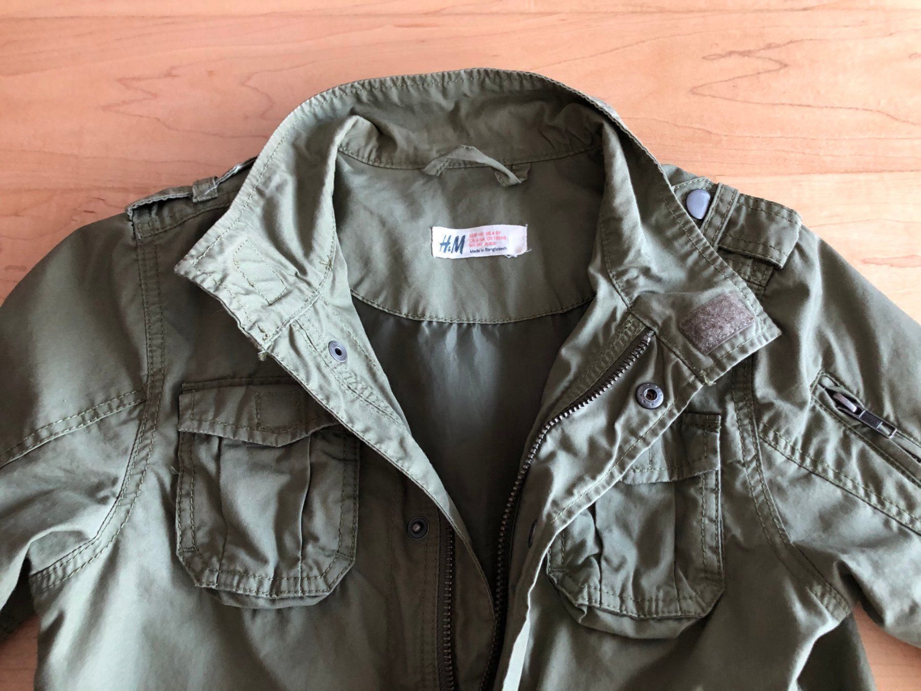 Jacken & Mäntel: Jacke Frühling olivgrün Gr. 110 – Gebraucht aus Flawil von savoypremium 2