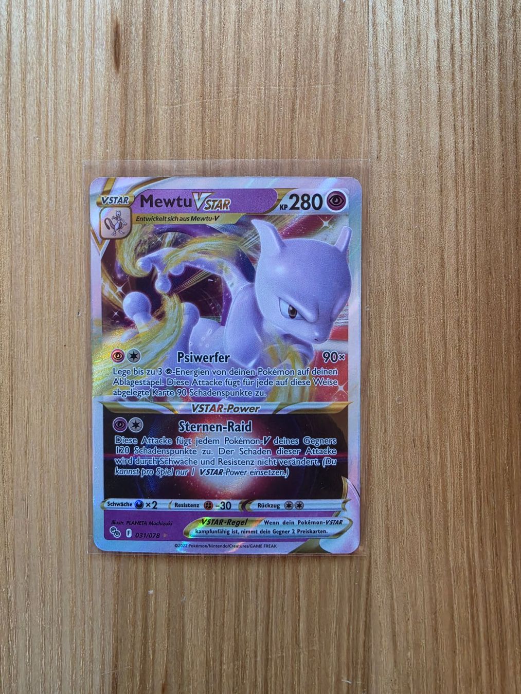 Pokémon Cartes à collectionner: Mewtu V Star Pokemon DE – D'occasion à triesenberg par wisi369
