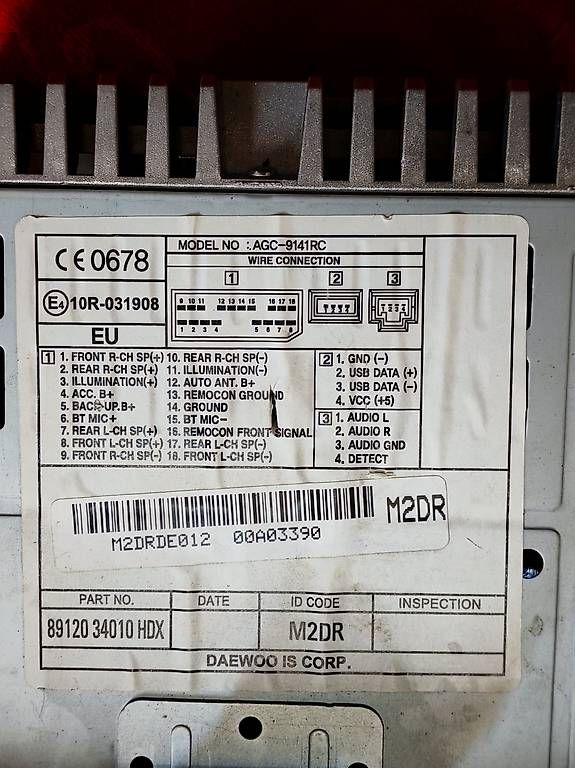 Radios: AUTORADIO PER SSANGYONG AGC-9141RC – Neu (gemäss Beschreibung) aus Cadenazzo von Mulinacu 1