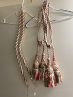 Vorhang Raffhalter mit Quasten, Vintage Look, Top Zustand!