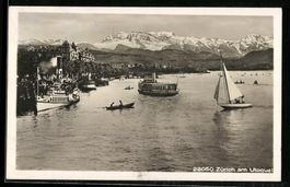 AK Zürich, Partie am Utoquai