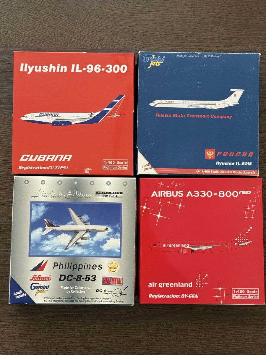 Airbus Kit di modellismo & Modellini statici: 4x 1:400 Flugzeugmodelle (Gemini Jets, Phoenix Models) – Usato da Bülach venduto da Matt.vi