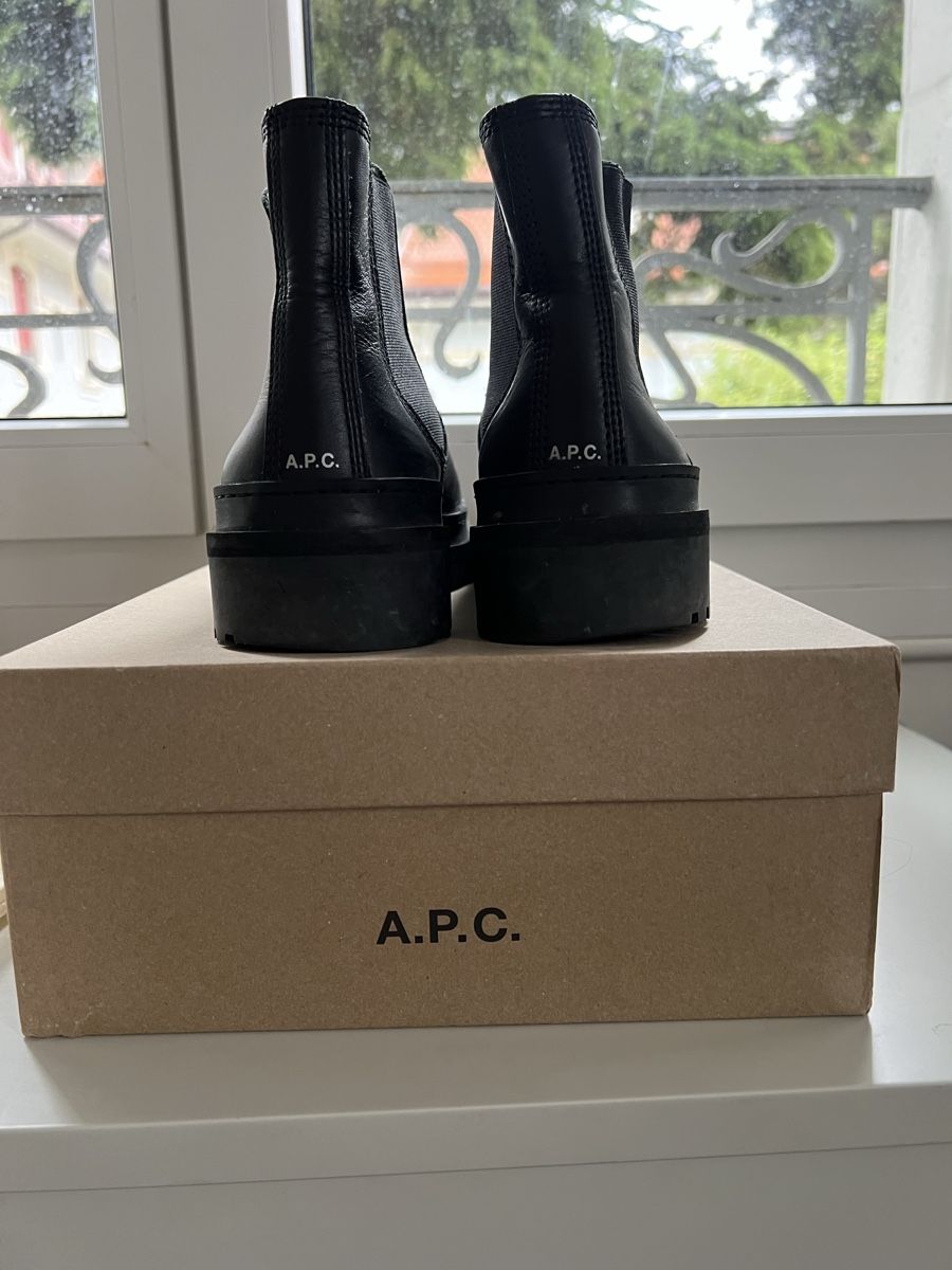 Apc Herrenschuhe: A.P.C. Boots Cali Noir 39 – Gebraucht aus Lausanne von thebluerabbit 1