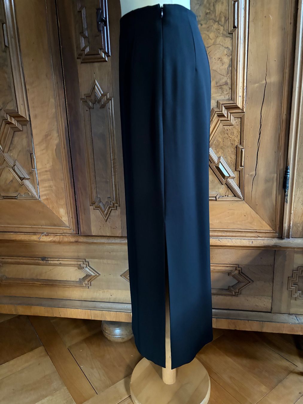 Gonne: HIRSCH Maxi Rock / elegant mit langem Seitenschlitz / Gr. 36 – Nuovo (secondo la descrizione) da Interlaken venduto da Bona55 3