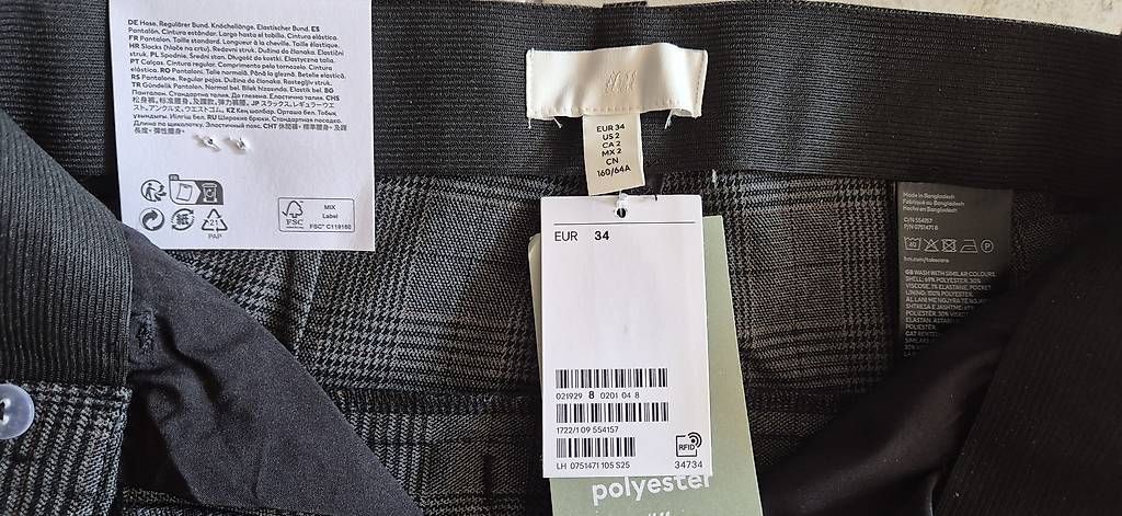 H&M Pantaloni: Pantalon cigarette neuf H&M t.34 – Nuovo e nell'imballaggio originale da Ste-Croix venduto da kar_9x7w 5