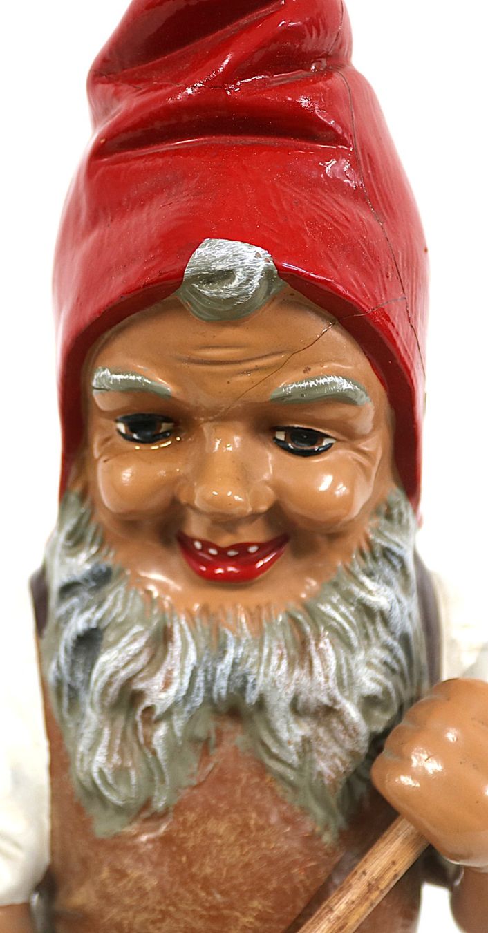 Figurines: Gartenzwerg mit Rechen, W. Germany – D'occasion à Volketswil par brockipfannenstil 4