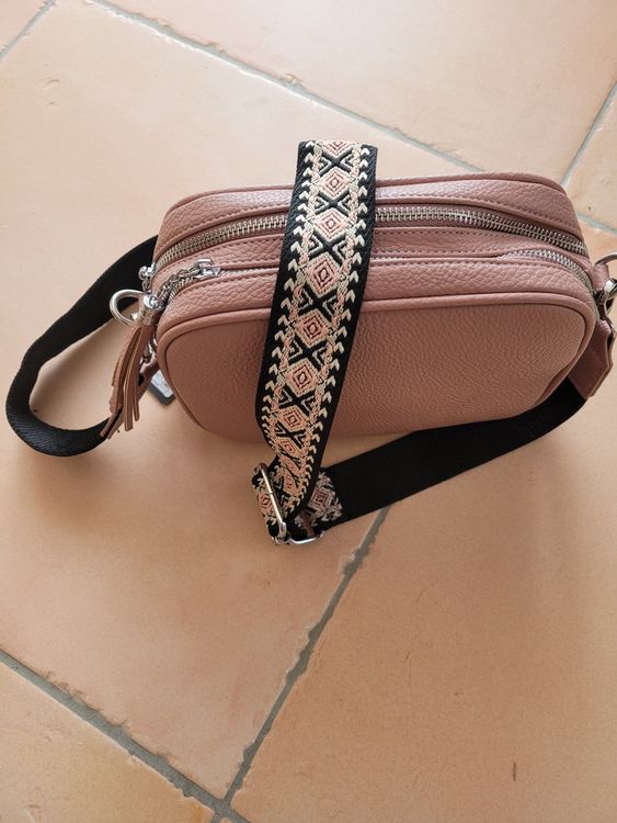 Sac besace Maja - Rose métallisé