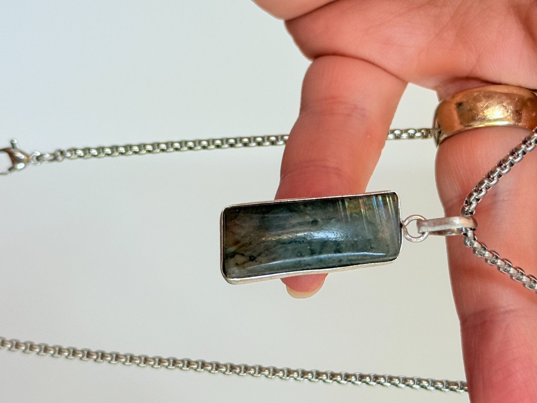 Catenine: Collier avec Labradorite – Nuovo e nell'imballaggio originale da Genève venduto da AWWA 4