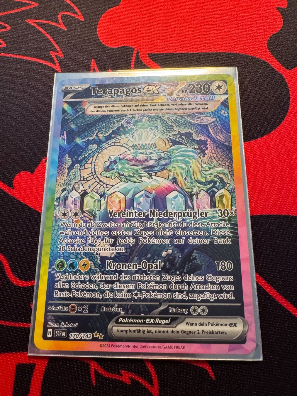 Pokémon Carte collezionabili: Terapagos ex (SCR 170) - Stellarkrone – Nuovo (secondo la descrizione) da Bülach venduto da Pfrenzel