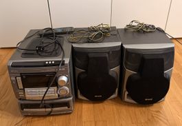 Aiwa Stereoanlage NSX-5505 CD Radio 2 Lautsprecher 1Kassette