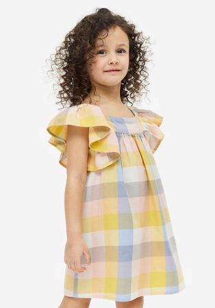 Süsses Sommerkleid Mädchen, kariert Gr. 140*NEU