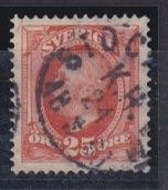 Schweden, Mi 56⊙, ohne Wasserzeichen, KW € 4.00